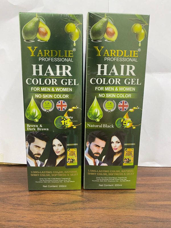 Yardlie Hair Color Gel Black/dark Brown(200ML)