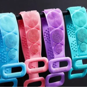 Pack Of 2 Silicone Back Scrubber Bath Belt