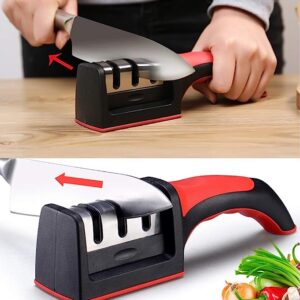 3-in-1 Knife Sharpener With Fruit And Meat Knife Peeler