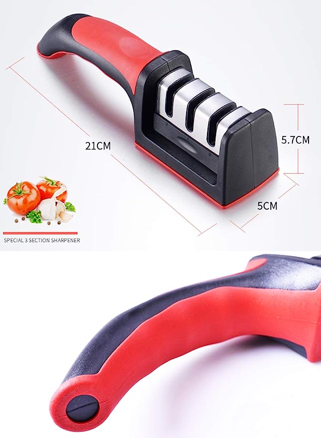 3-in-1 Knife Sharpener With Fruit And Meat Knife Peeler - Image 2