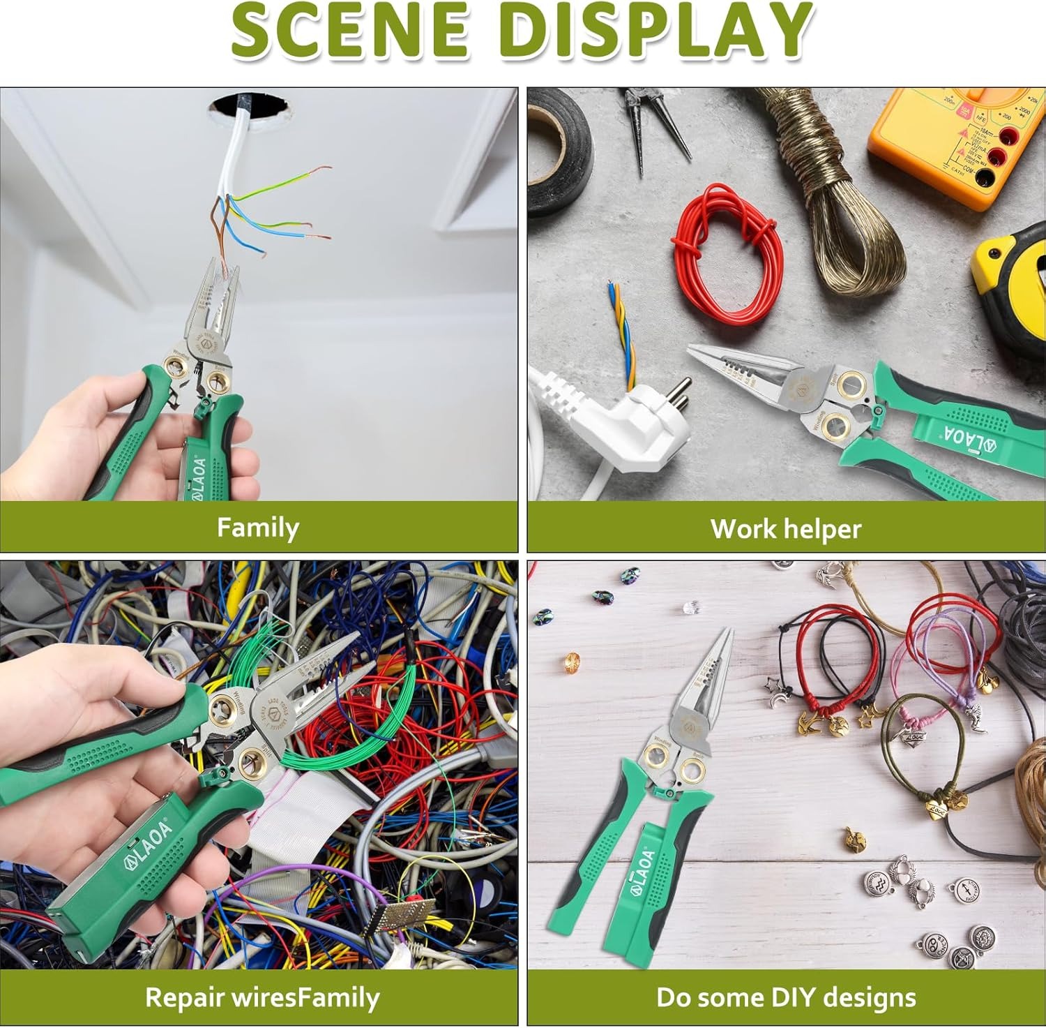 8-In-1 Wire Stripper & Voltage Tester – Multi-Purpose Electrical Tool For Professionals - Image 4