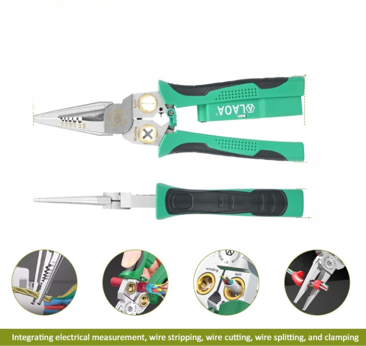 8-In-1 Wire Stripper & Voltage Tester – Multi-Purpose Electrical Tool For Professionals - Image 3