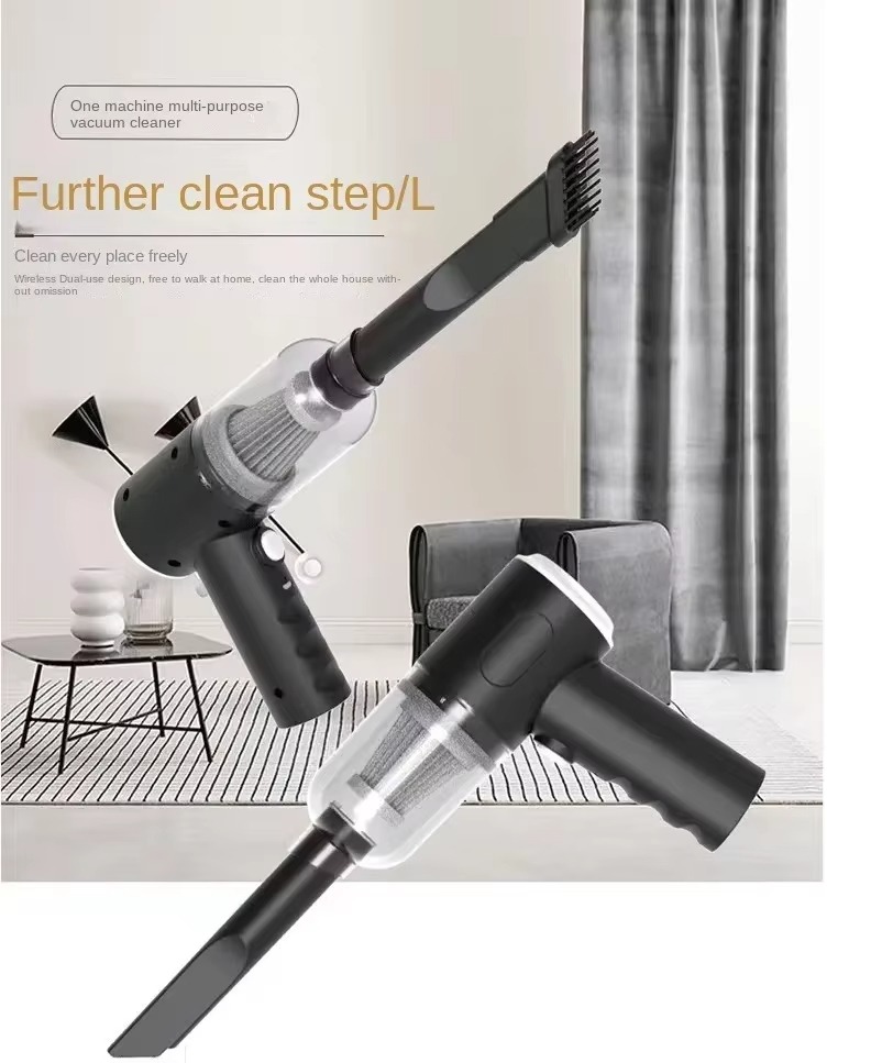 3 in 1 Portable Wireless Vacuum Cleaner Air Pump & Duster for Home, Car & Laptop - Image 5